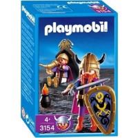 Playmobil 3154 Rey Vikingo con Principe