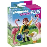 Playmobil 4758 Cuidador de zoo con pajaros exoticos