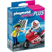 Playmobil 4780 Niños con Moto de Carreras