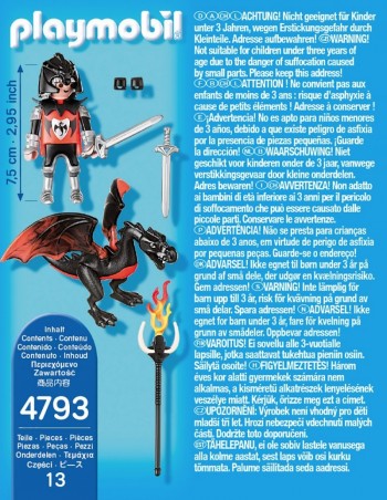 playmobil 4793 - Caballero con Dragón