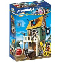 Playmobil 4796 Fuerte Pirata Camuflado con Ruby