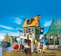 playmobil 4796 - Fuerte Pirata Camuflado con Ruby