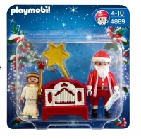 playmobil 4889 - Pequeño Angel y Papá Noel con Organo 