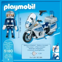 playmobil 5185 - Moto de policia