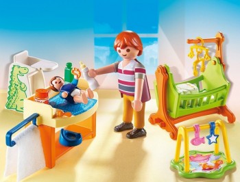 playmobil 5304 - Habitación del bebé con cuna