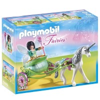 Playmobil 5446 Carruaje con Unicornio con Hada Mariposa