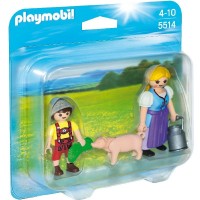 Playmobil 5514 Duo Pack Campesina y Niño