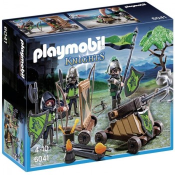 Playmobil 6041 Caballeros del Lobo con Catapulta
