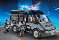 playmobil 6043 - Furgón de Policía con Luces y Sonido
