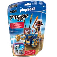 Playmobil 6164 Capitán Interactivo Azul con Pirata
