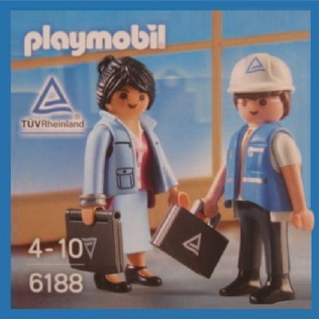Playmobil 6188 Inspectores TÜV Rheinland 2014