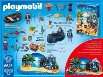 playmobil 6625 - Calendario de Adviento Isla del Tesoro Pirata