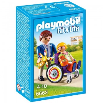 Playmobil 6663 Niña en silla de ruedas