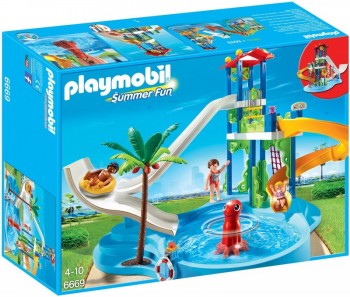 Playmobil 6669 Parque Acuático con Toboganes. Aquapark