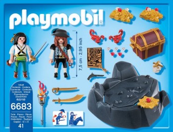 playmobil 6683 - Escondite del Tesoro Pirata