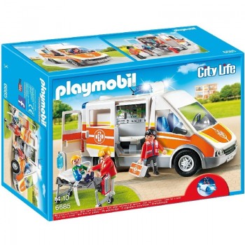 ver 1504 - Ambulancia con luces y sonido