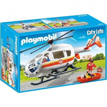 Playmobil 6686 Helicóptero Médico de Emergencia