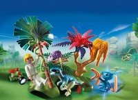 playmobil 6687 - Isla Perdida con Alien y Raptor