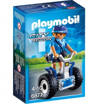 Playmobil 6877 Mujer Policía con Balance-Racer