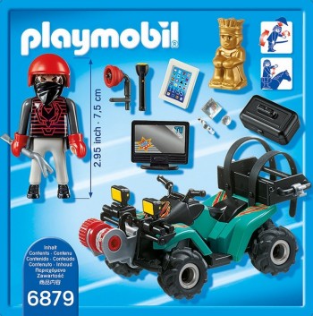 playmobil 6879 - Ladrón con Quad y Botín