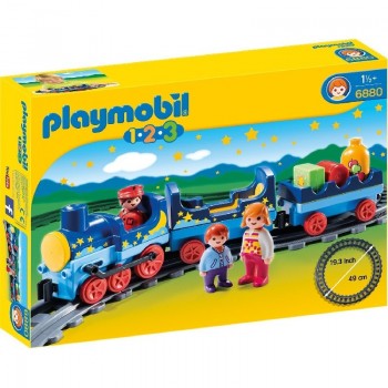 Playmobil 6880 1.2.3 Tren con Vías