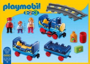 playmobil 6880 - 1.2.3 Tren con Vías