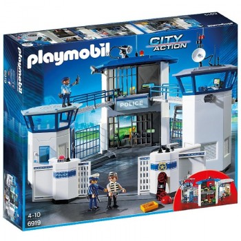 Playmobil 6919 Comisaría de Policía con Prisión