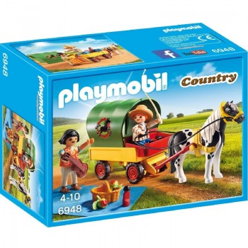 Playmobil 6948 Picnic con Poni y Carro