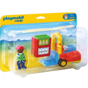 Playmobil 6959 1.2.3 Carretilla Elevadora
