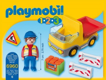playmobil 6960 - 1.2.3 Camión de Construcción