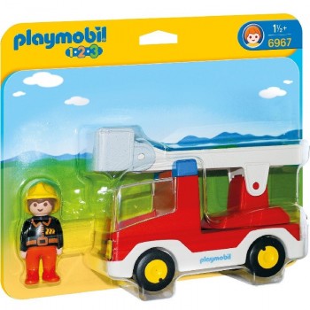 Playmobil 6967 1.2.3 Camión de Bomberos