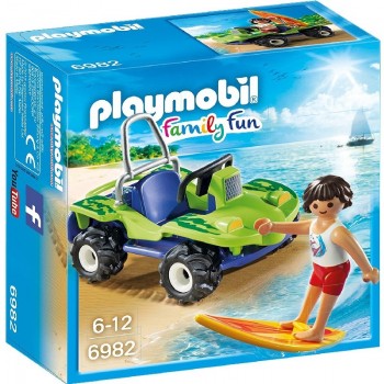 Playmobil 6982 Surfista con Quad