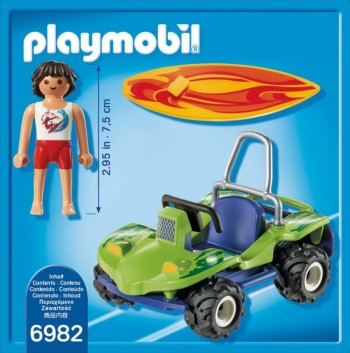 playmobil 6982 - Surfista con Quad