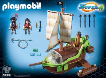 playmobil 9000 - Barco Pirata Camaleón con Ruby