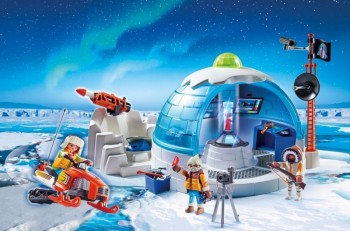 playmobil 9055 - Cuartel Polar de Exploradores