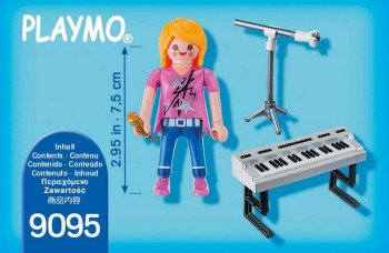 playmobil 9095 - Cantante con Órgano