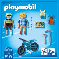 playmobil 9129 - Ciclista y Excursionista