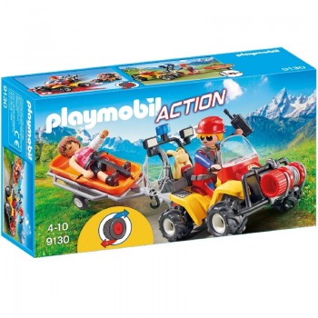 Playmobil 9130 Quad de Rescate de Montaña