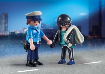playmobil 9218 - Duo Pack Policía y Ladrón