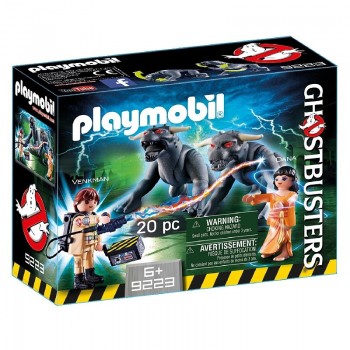 Playmobil 9223 Venkman, Dana y Perros de Gozer