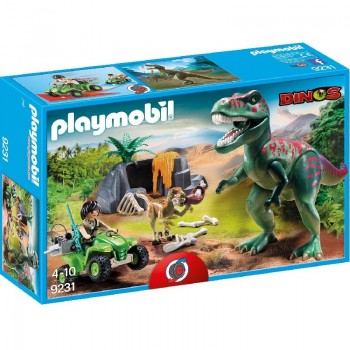 Playmobil 9231 Quad con Tiranosaurus y Velociraptor