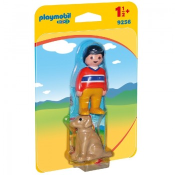 Playmobil 9256 1.2.3 Hombre con Perro