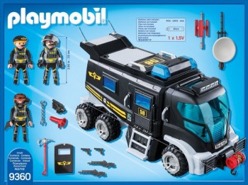 playmobil 9360 - Camión Unidad Especial de Policía