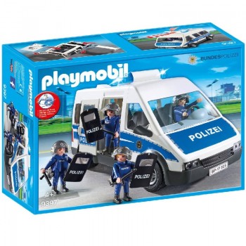 Playmobil 9397 Policia federal furgon con agentes