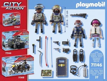 playmobil 71146 - Set de Figuras Fuerzas Especiales