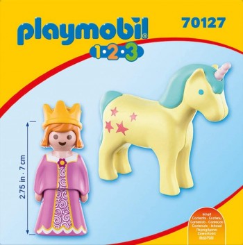 playmobil 70127 - 1.2.3 Princesa con Unicornio