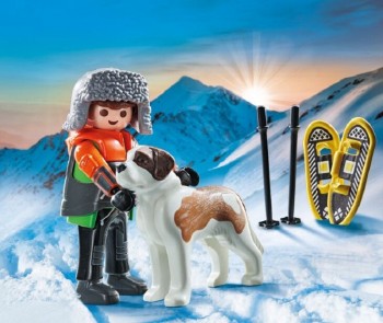 playmobil 71741 - Senderista con San Bernardo
