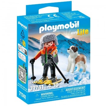 Playmobil 71741 Senderista con San Bernardo