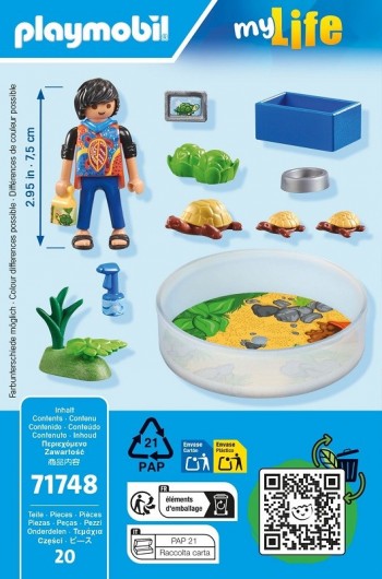 playmobil 71748 - Terrario para tortugas