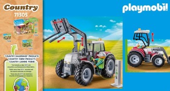 playmobil 71305 - Tractor grande con accesorios